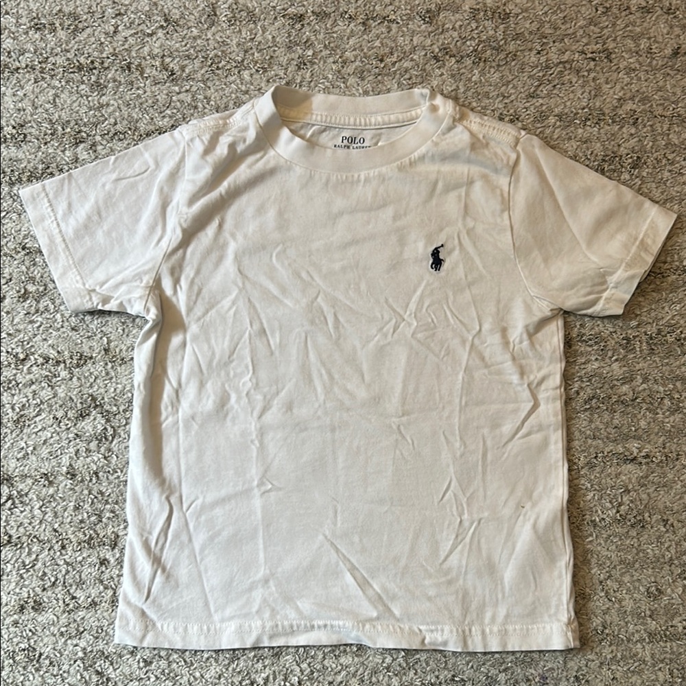 Boys POLO RALPH LAUREN TEE LIGHLY USED SOFT COTTON